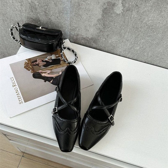 Damen spitze Schnürschuhe EB