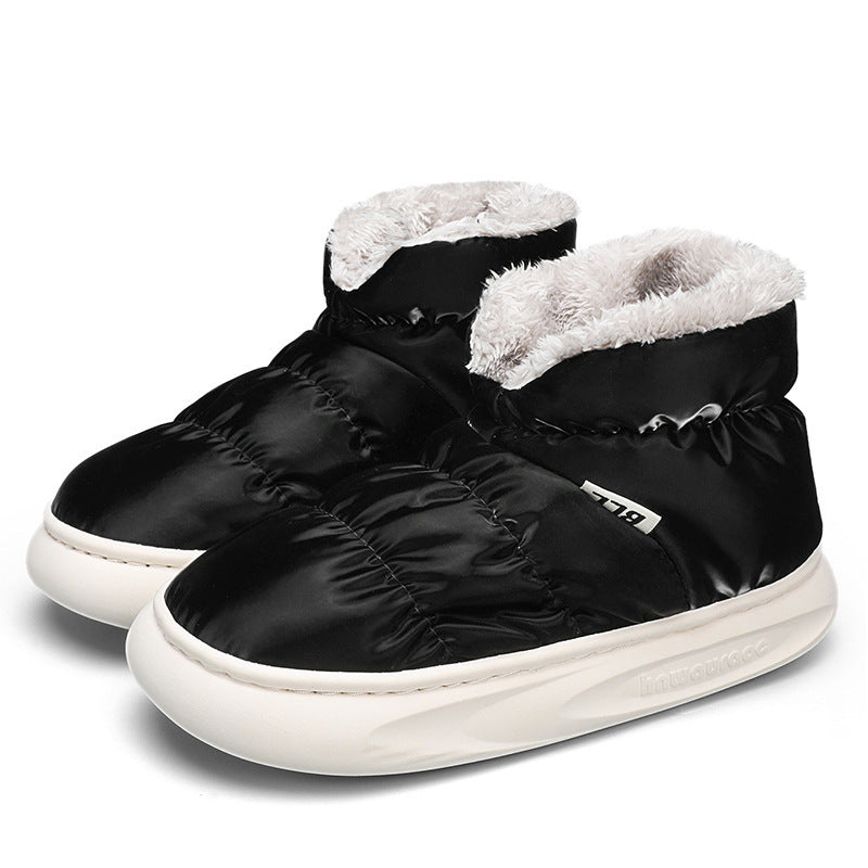 Damen kuschelige Hausschuh-Stiefel EB