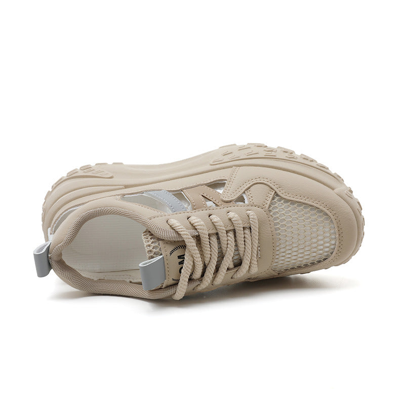 Damen Hochwertige Sport Sneakers mit atmungsaktiven Mesh-Einsätzen EB