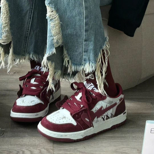 Damen Sportliche Sneakers mit auffälligem Design und komfortabler Dämpfung EB