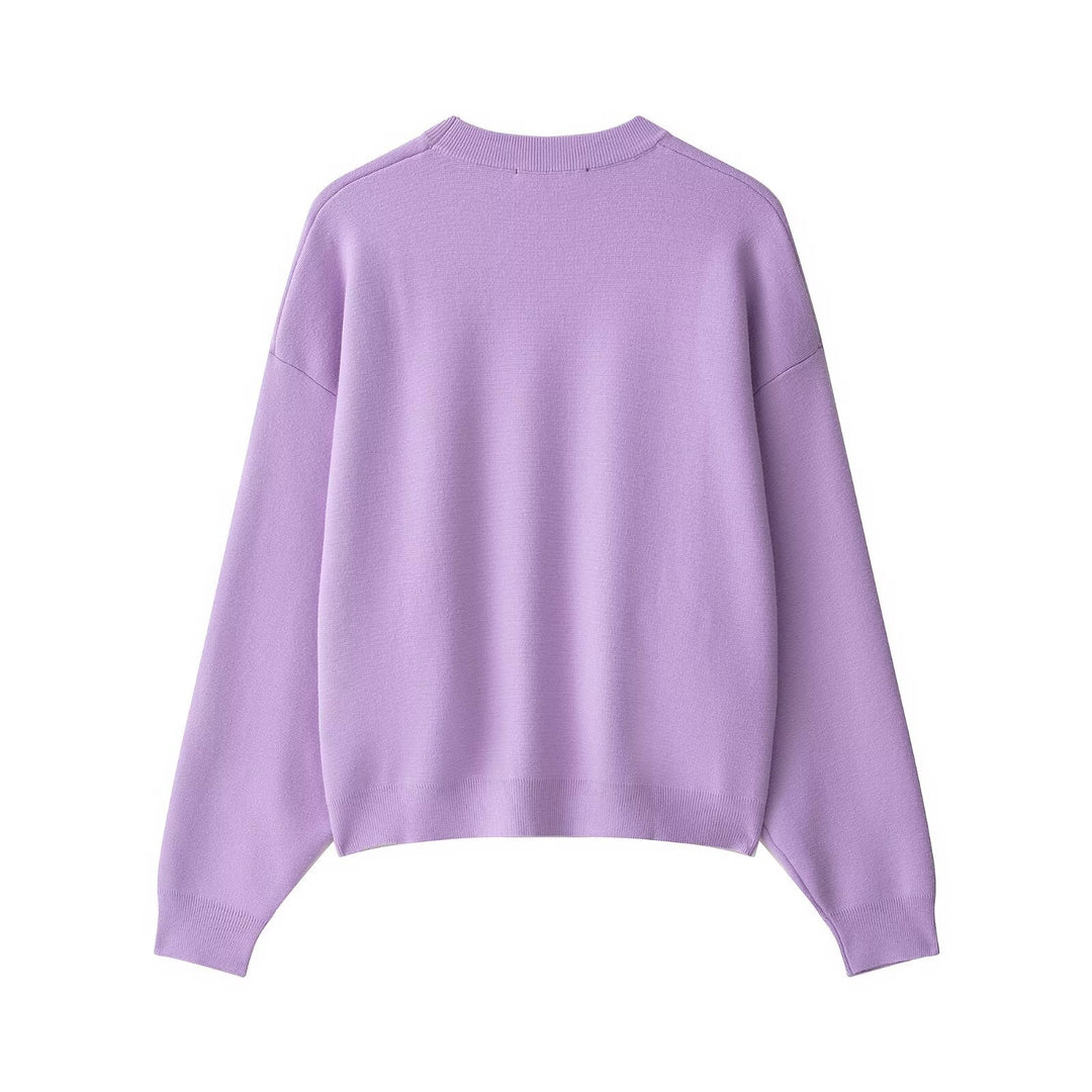 Damen lässiger Oversized Pullover EB