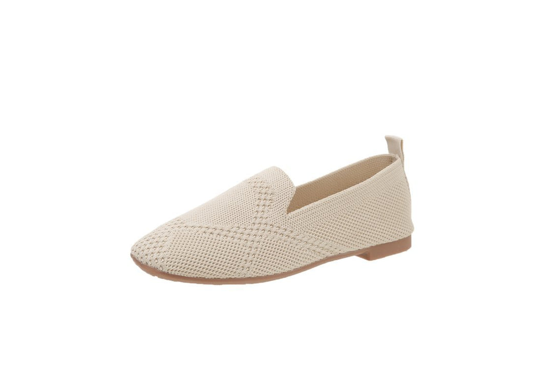 Damen Slip-On Mokassins aus atmungsaktivem Netzmaterial EB