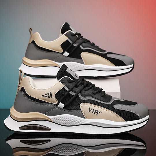 Damen Sportliche Sneakers mit atmungsaktivem Mesh-Obermaterial und dämpfendem Sohlenprofil EB