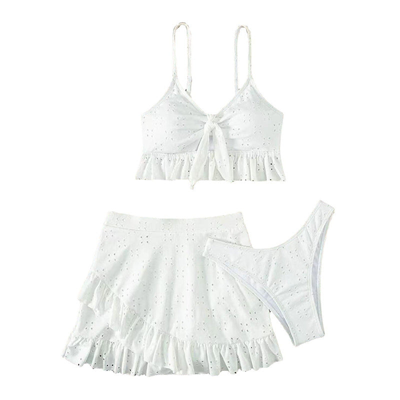 Damen Cropped Oberteil und Minirock Set EB