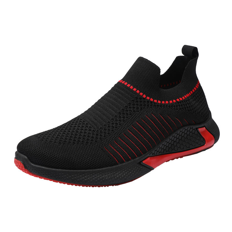Damen Atmungsaktive Slip-On Sportschuhe mit flexibler Sohle EB