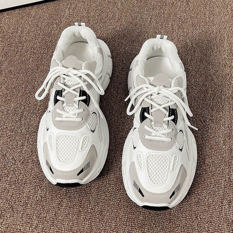 Damen Sportliche Lauf Sneakers mit atmungsaktivem Obermaterial und dämpfender Sohle EB