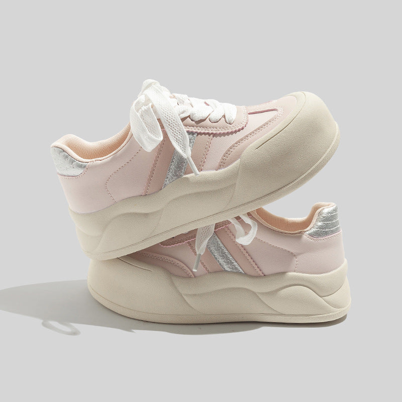 Damen Modische Sneakers mit sportlichem Design und gepolsterter Sohle EB