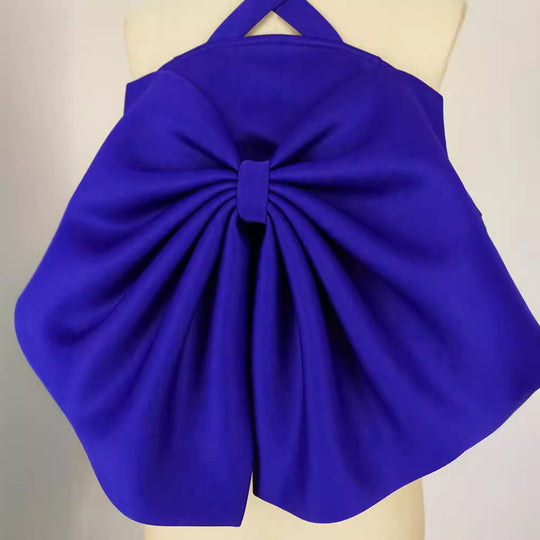 Damen Elegante Bluse mit voluminösem Schleifen-Detail EB
