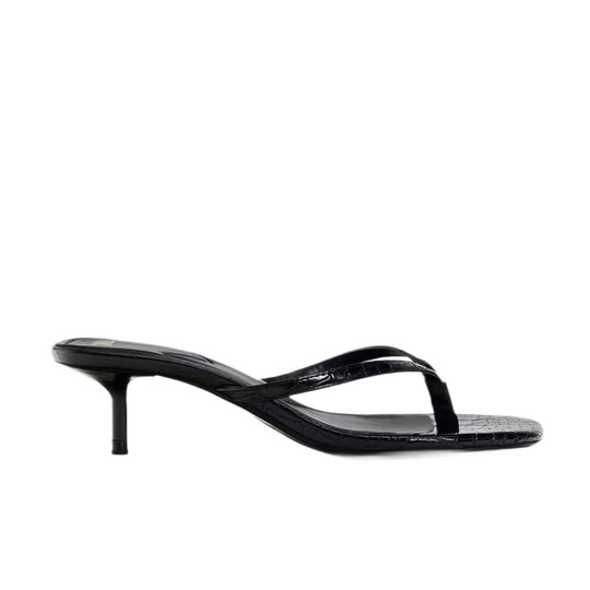 Damen Elegante Riemchen-Sandalen mit Kroko-Prägung EB