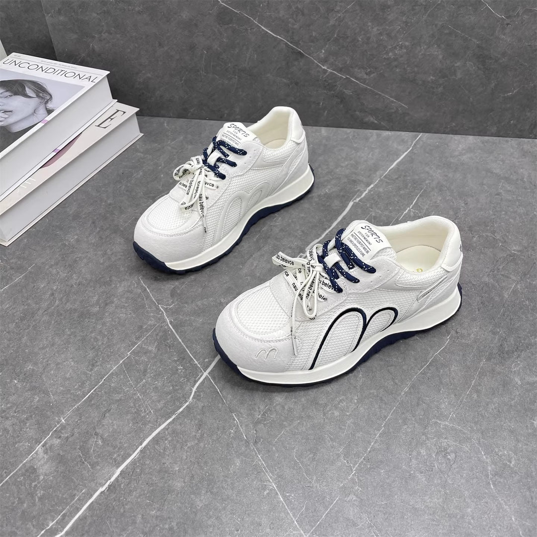 Damen Sportliche Sneakers mit atmungsaktivem Obermaterial und dämpfender Sohle EB