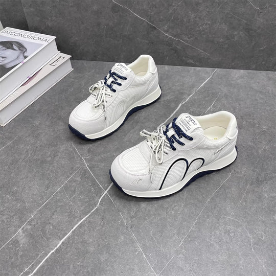 Damen Sportliche Sneakers mit atmungsaktivem Obermaterial und dämpfender Sohle EB