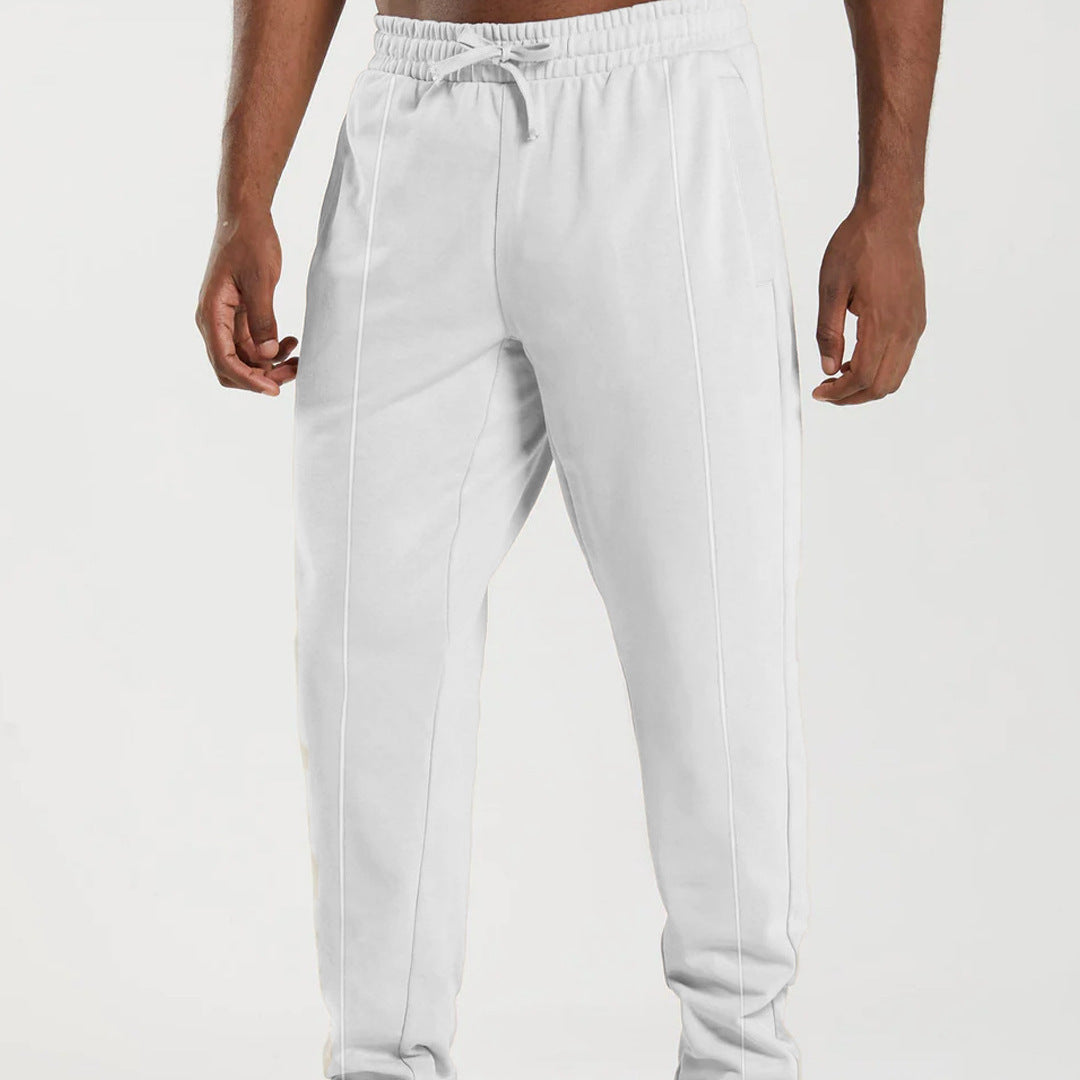Herren Sportliche Jogginghose mit elastischem Bund und seitlichen Taschen EB