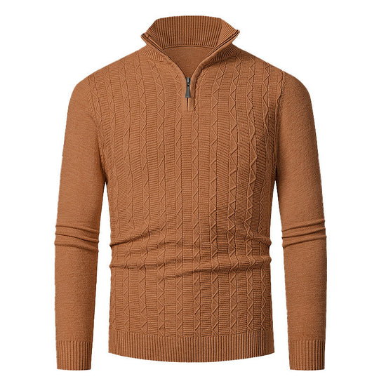 Herren Strickpullover mit Stehkragen EB