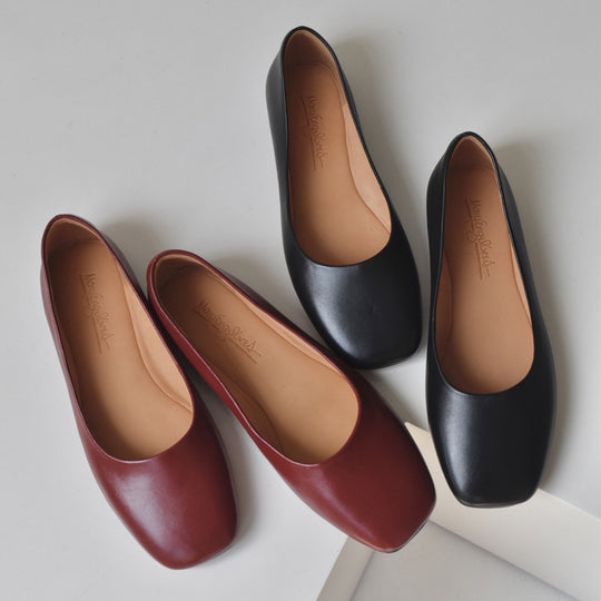 Damen Elegante Ballerinas mit rutschfester Sohle EB