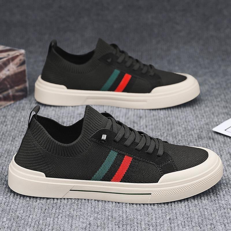 Damen Sportliche Sneakers mit strukturiertem Obermaterial und elastischem Komfort EB