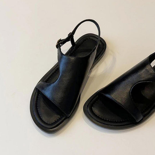 Damen Lederelastische Sandalen EB