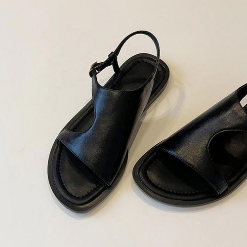 Damen Lederelastische Sandalen EB