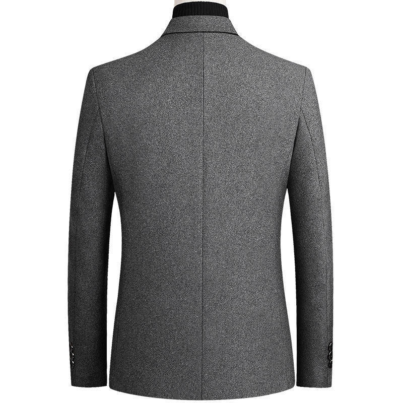 Herren eleganter Wollblazer im klassischen Schnitt mit feiner Textur EB