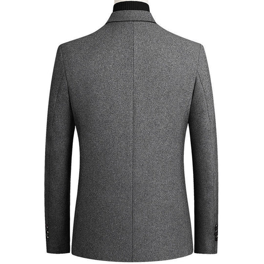 Herren eleganter Wollblazer im klassischen Schnitt mit feiner Textur EB