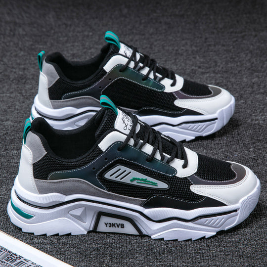 Damen Sportliche Lauf-Sneaker mit stabiler Sohle und atmungsaktiver Netzstruktur EB