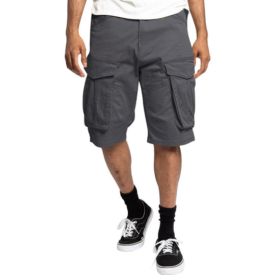Herren nan robuste Cargoshorts mit großen Klappentaschen und lockerer Passform EB