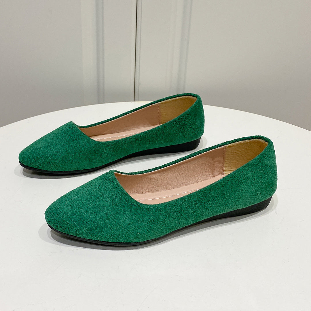 Damen Spitzen Ballerinas mit bequemer Sohle und eleganter Textur EB