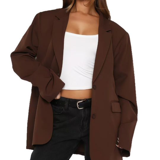 Damen Oversized Blazer im minimalistischen Stil EB