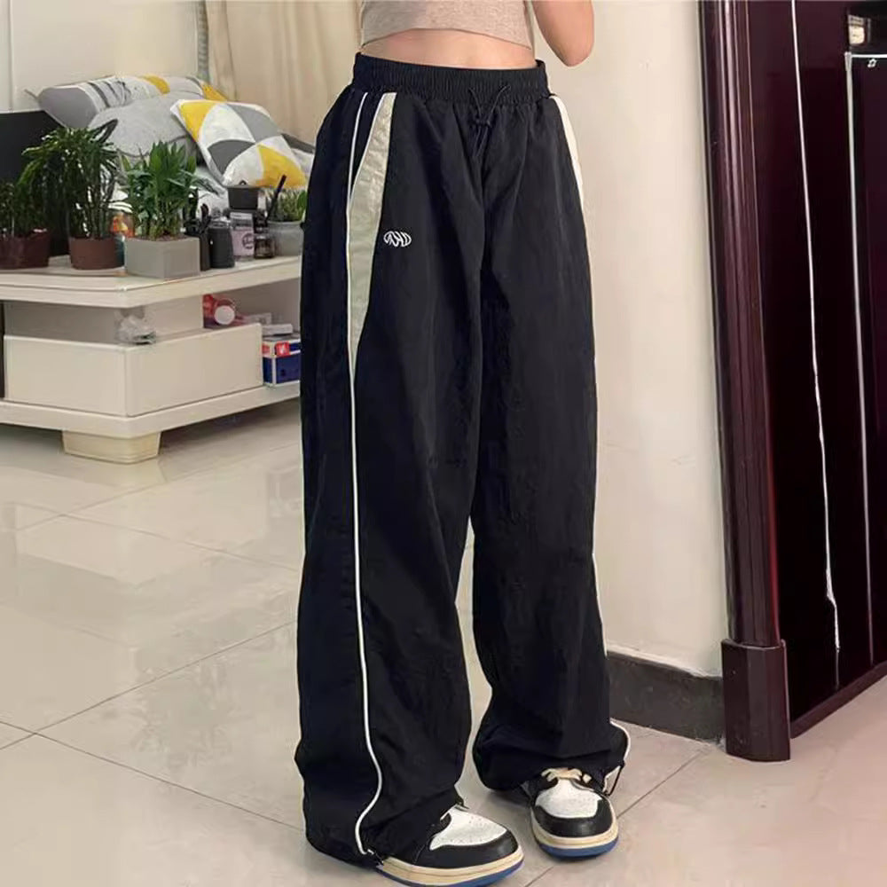 Damen Freizeithose mit seitlichen Kontraststreifen und elastischem Bund EB