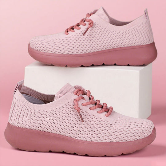 Damen Atmungsaktive Freizeit-Sneaker mit flexiblem Obermaterial EB