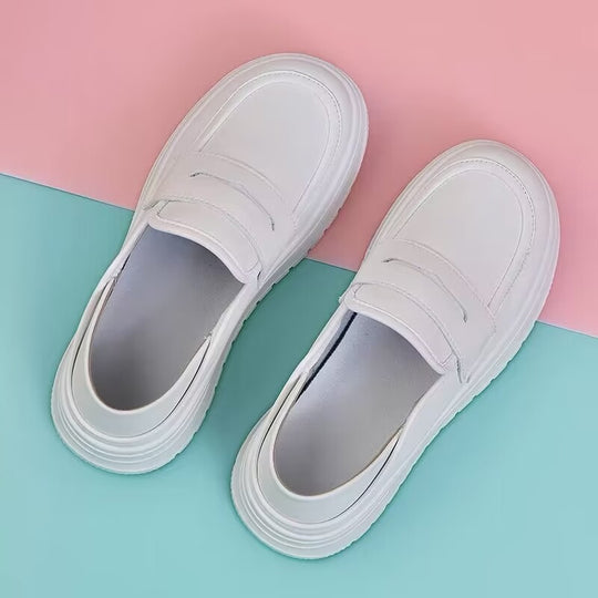 Damen Modische Slip-On Schuhe mit dämpfendem Plateau EB