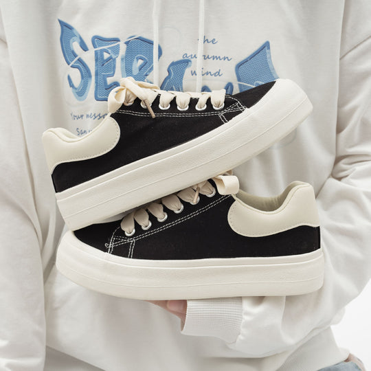 Damen modische Sneakers mit urbaner Flatform und atmungsaktiven Obermaterialien EB
