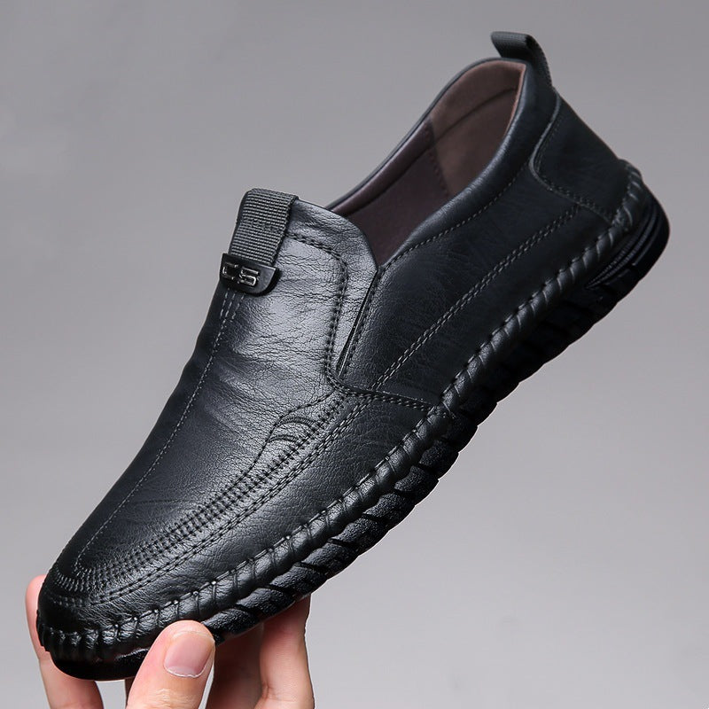 Herren Elegante Slip-On Mokassins mit rutschfester Sohle EB