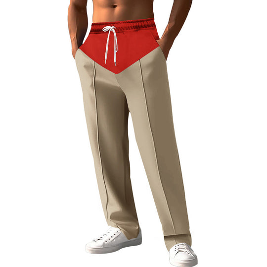Herren modische Sweatpants mit innovativem Schnitt und seitlichen Eingrifftaschen EB