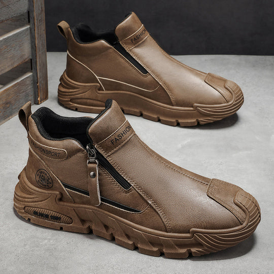 Damen Sportliche Sneaker mit praktischer Reißverschlussöffnung und stoßdämpfender Sohle EB
