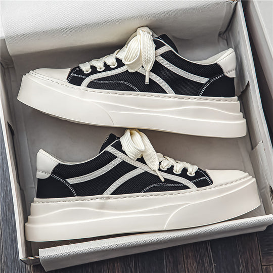 Damen Sportliche und modische Plateausneaker EB