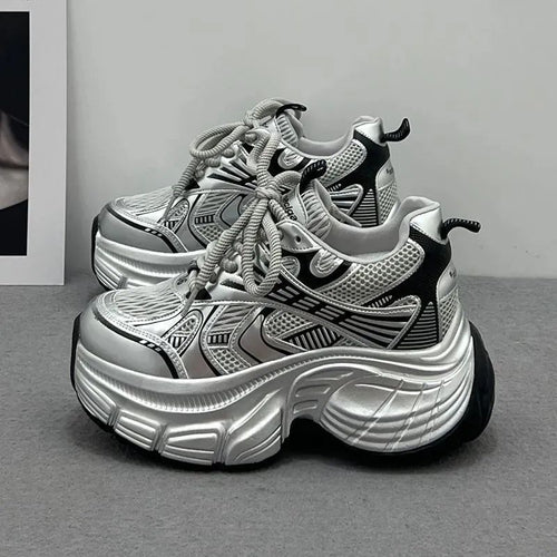 Damen Sportliche Chunky Sneakers mit innovativer Dämpfungstechnik EB