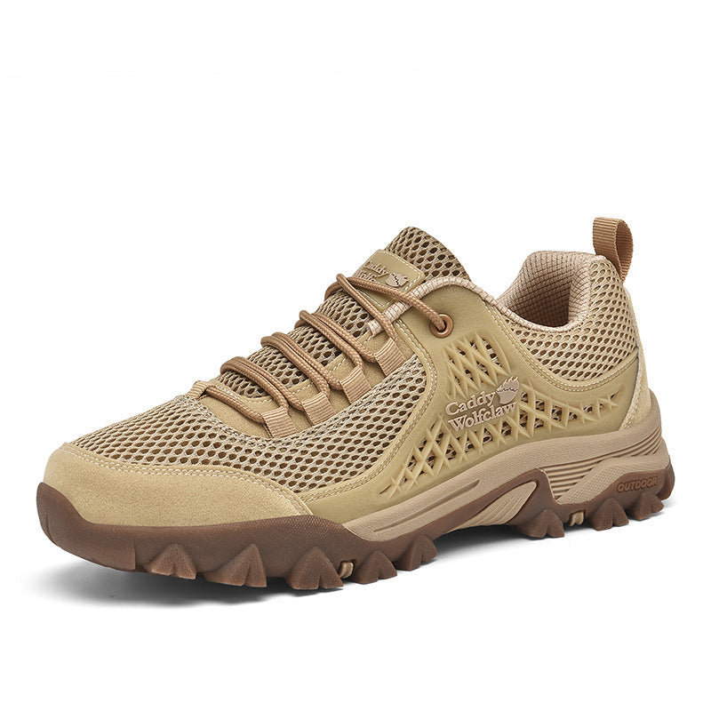 Damen Outdoor-Sneaker mit atmungsaktiver Mesh-Oberfläche und rutschfester Sohle EB
