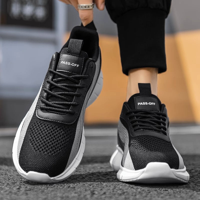 Damen Sportliche Sneakers mit atmungsaktiver Mesh-Oberfläche und stabiler Laufsohle EB 1773460156