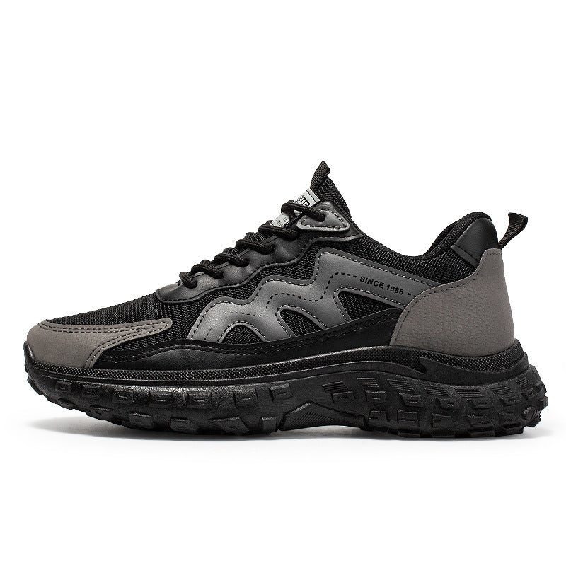 Herren Sportliche Trail-Laufschuhe mit stoßdämpfender Sohle und rutschfester Gummiunterlage EB