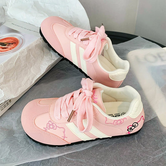 Damen Sportliche Sneakers mit niedlichem Motiv und atmungsaktivem Innenfutter EB