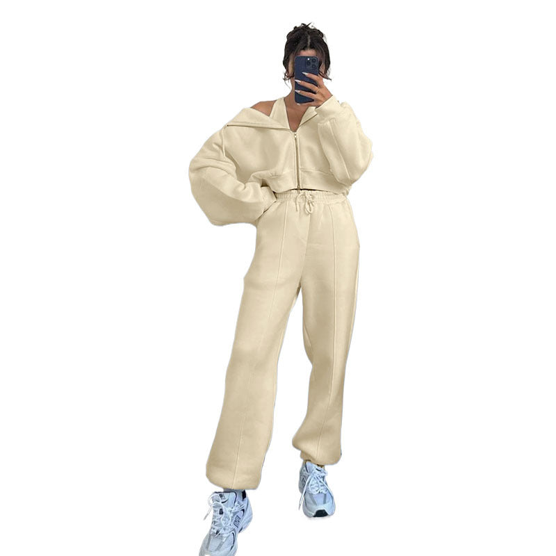 Damen oversized Kapuzenjacke mit hochwertigem Reißverschluss EB
