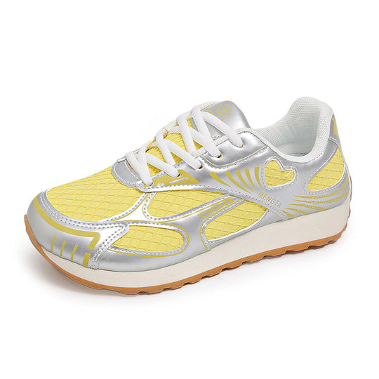 Damen Sportliche Sneaker mit atmungsaktivem Obermaterial und dämpfendem Fußbett EB