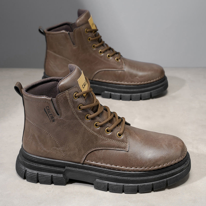 Herren Höhenverstellbare Stiefel mit rutschfester Sohle und warmem Innenfutter EB