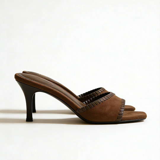 Damen Elegante Sling-Pumps mit filigranem Riemendesign und komfortablem Blockabsatz EB