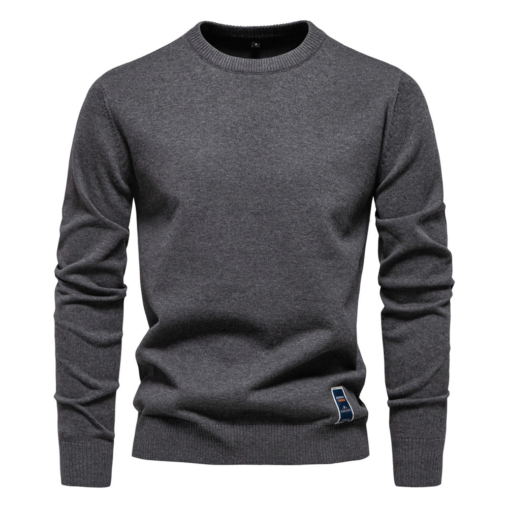 Herren Strickpullover aus hochwertiger Baumwollmischung mit angenehmer Passform EB