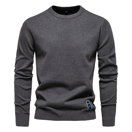 Herren Strickpullover aus hochwertiger Baumwollmischung mit angenehmer Passform EB