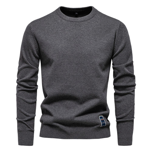 Herren Strickpullover aus hochwertiger Baumwollmischung mit angenehmer Passform EB