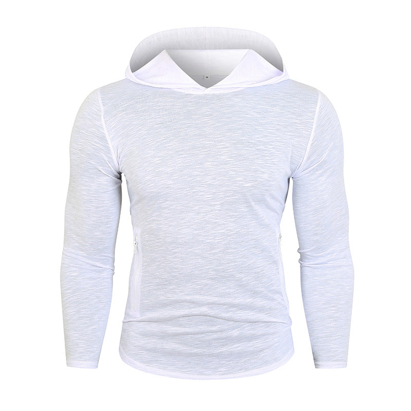 Herren Sportlicher Kapuzenpullover mit funktionalen Reißverschlusstaschen EB