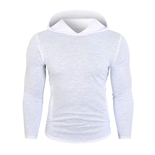 Herren Sportlicher Kapuzenpullover mit funktionalen Reißverschlusstaschen EB