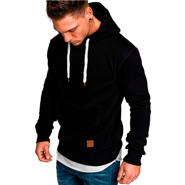 Herren Kapuzenpullover mit modischem Schnitt und lässigem Innenfutter EB